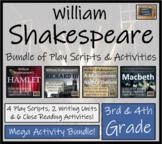 William Shakespeare Mega Bundle of Play Scripts & Activiti