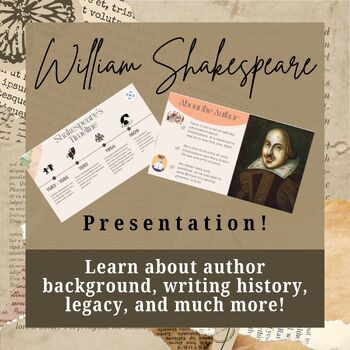 Preview of William Shakespeare Notes Presentation