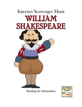 Preview of William Shakespeare Webquest - Biography -  Grades 9-12