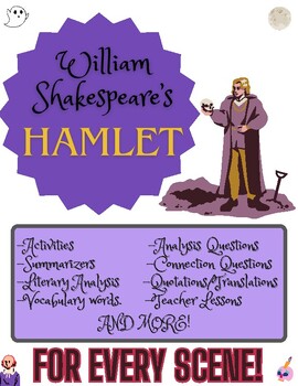 Preview of Hamlet Act 1 Scene 1 Complete Lesson and Work Package