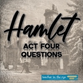 William Shakespeare's Hamlet Comprehension & Analysis Read