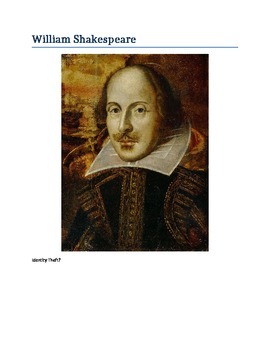 Preview of William Shakespeare's Identity Theft: Authorship Debate Websearch