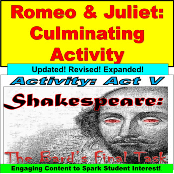 Preview of Romeo and Juliet Culminating Activity