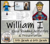 William the Conqueror Close Reading Comprehension Activity