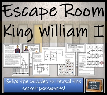 Preview of William the Conqueror Escape Room Activity