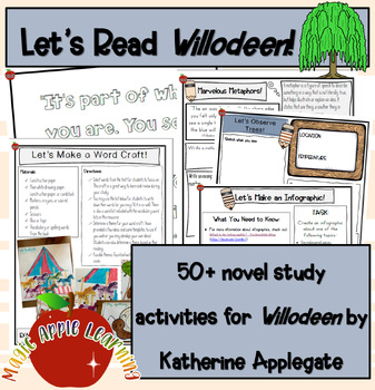Preview of Willodeen by Katherine Applegate Novel Study and Book Companion