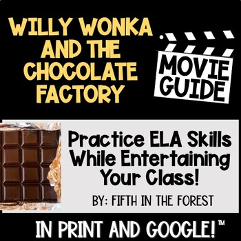 Preview of Willy Wonka and the Chocolate Factory MOVIE GUIDE book vs movie