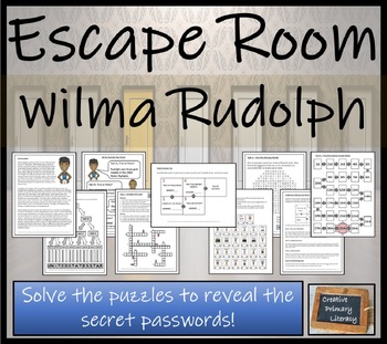 Preview of Wilma Rudolph Escape Room Activity