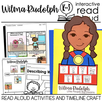 Preview of Wilma Rudolph Read Aloud | Black History Month Activities | Women's History