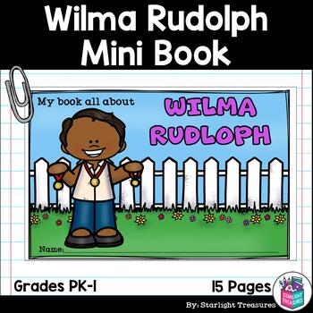 Preview of Wilma Rudolph Mini Book for Early Readers: Women's History Month