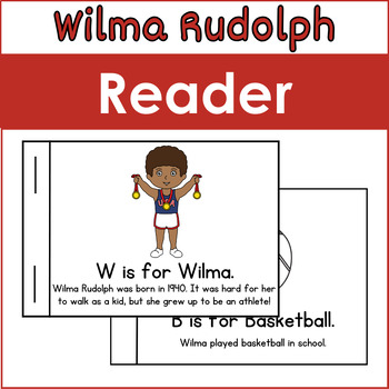 Preview of Wilma Rudolph Pre-K Booklet - Black History Pre-k - 1st Grade Activity Book