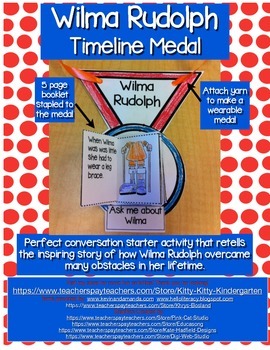 Preview of Wilma Rudolph Timeline Medal