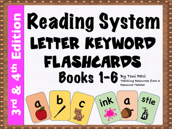 Preview of Reading System Letter Keyword Flash Cards (3rd & 4th Edition)
