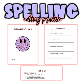 Editing Practice Step 4 by Rachael and Rachel | TPT