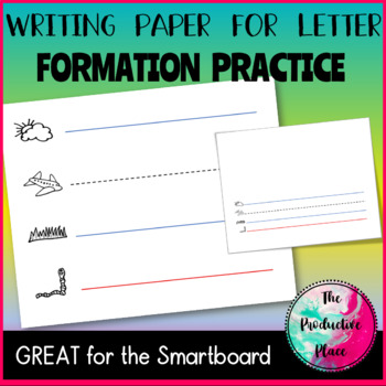 Preview of Letter Formation Writing Paper