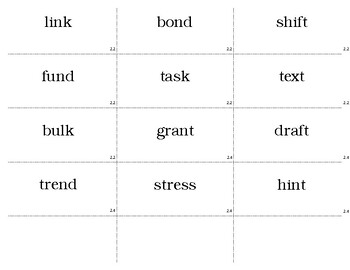 Preview of WRS Step 2 Vocabulary Word Cards