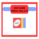 Wilson Step 2.3 Uno Game-Closed Syllable Exceptions