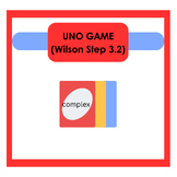 Wilson Step 3.2 Uno Game- Closed Multisyllabic Words with Blends