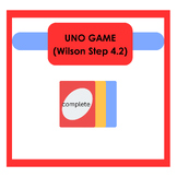 Wilson Step 4.2 Uno Game- multisyllabic VCE words