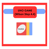 Wilson Step 4.4 Uno Game- -ive syllable & closed syllables