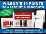Wilson's 14 Points - PowerPoint with Student Handout and Q