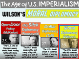 Wilson's MORAL DIPLOMACY fun, easy, engaging PPT & Primary
