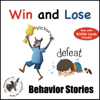 Preview of Rusty the Greyhound: Good Sport: Win and Lose -Social Skills Behavior Story- SEL