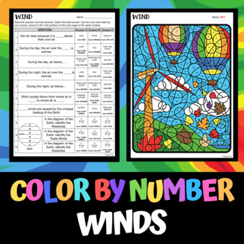 Preview of Wind - Color by Number