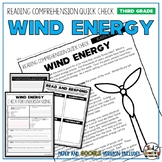 Wind Energy Reading Comprehension Passage and Questions