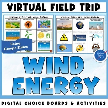 Preview of Wind Farms & Renewable Energy Virtual Field Trip Activities Earth Day