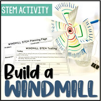Preview of Windmill Building STEM Activity