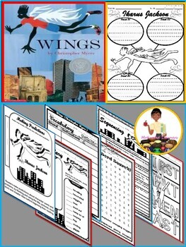 Preview of Wings by Christopher Myers Book Companion W/Craft | Wings