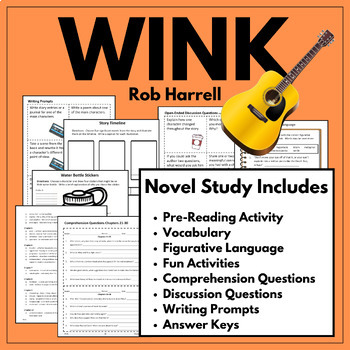 Preview of Wink A Novel Study