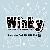 Winky OTF PNG SVG