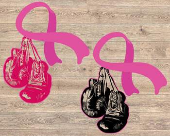 Download Winner Boxing Gloves Breast Cancer Awareness Svg Fight For A Cure 1463s