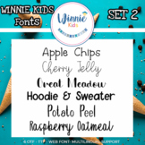 Winnie Kids Font: Set 2