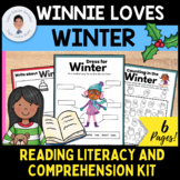 Winnie Loves Winter, Book Companion Winter Literacy & Math