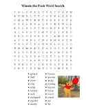 Winnie the Pooh Word Search