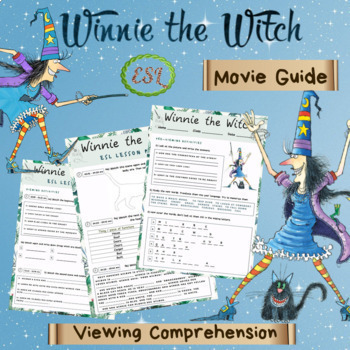 Preview of Winnie the Witch ESL Movie Guide + Activities - Answer Keys Included