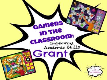 Preview of Winning Grant Proposal for Interactive Whiteboard Games