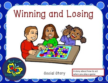 Preview of Winning and Losing Social Story Packet