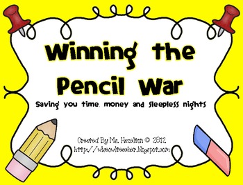 Preview of Winning the Pencil War - An Effective Management System