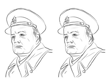 Download Winston Churchill coloring picture by Steven's Social ...