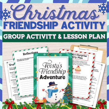 Preview of Winter SEL Activities Counseling Lessons Holiday Christmas Upper Elementary SEL