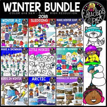 Preview of Winter 2018 Clip Art Bundle