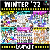 Winter 22 Clip Art Bundle {Educlips Clipart}