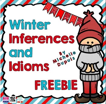 Preview of Winter Inferences and Idioms FREE