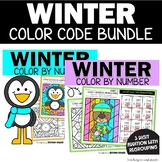 Winter 3 Digit Addition Color Code - with and without regr