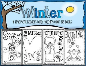 Preview of Winter {4 Emergent Readers and Matching Big Books}