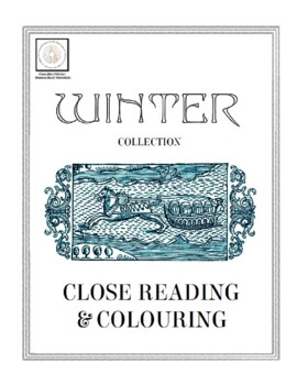 Preview of Close Reading and Colouring: 'Winter' Collection